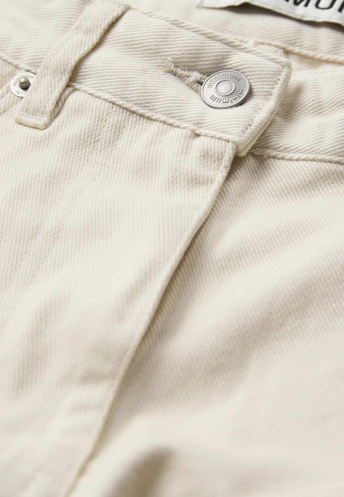 Minimum Caroline Culotte Jeans - Blanc Whisper - Image 4 of 7