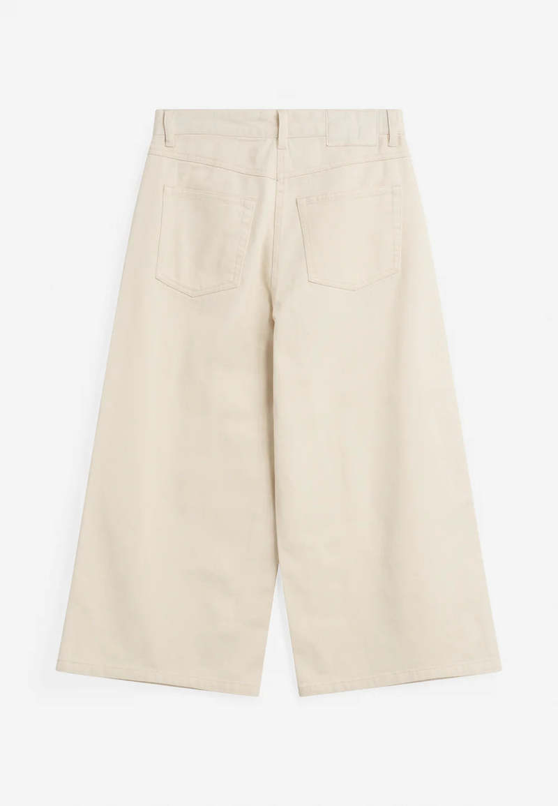 Minimum Caroline Culotte Jeans - Blanc Whisper