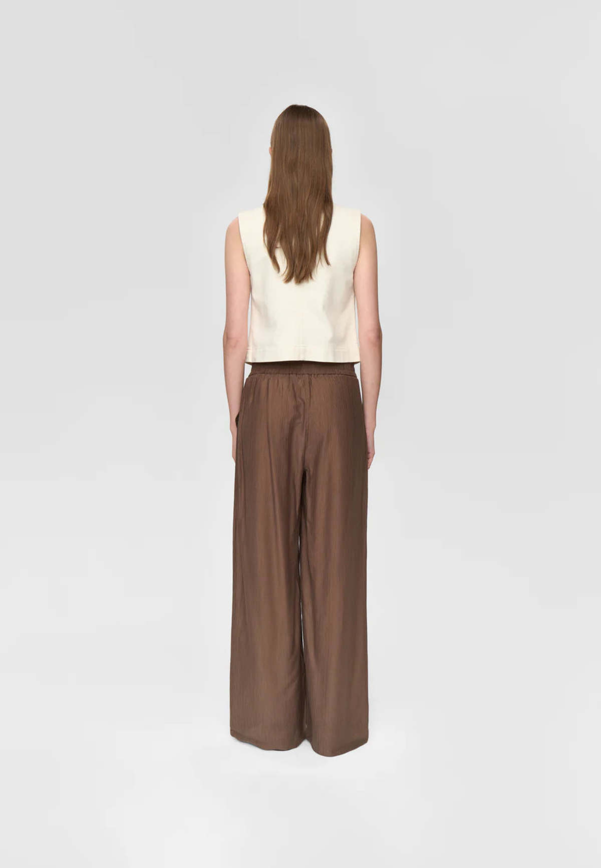 Minimum Rosies P26 Trousers - Fossil - Image 2 of 8