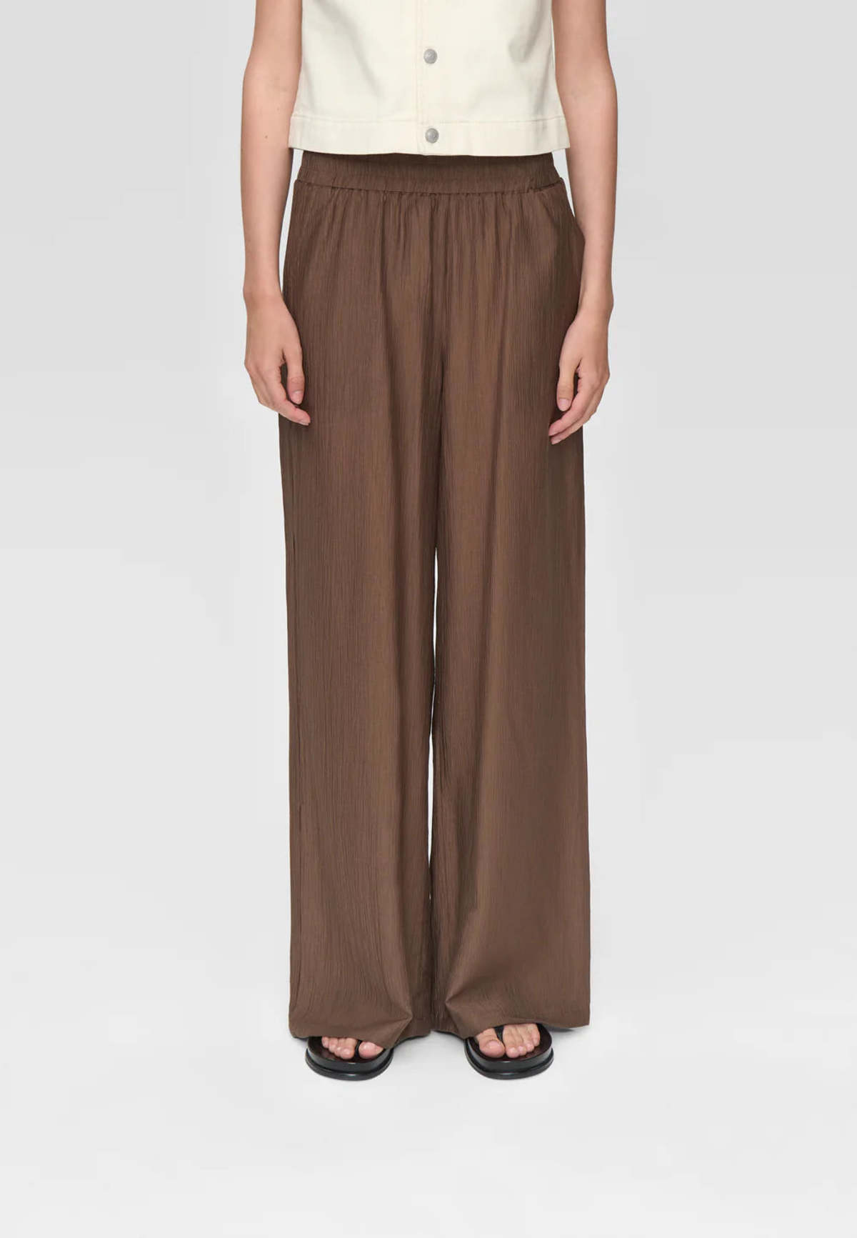 Minimum Rosies P26 Trousers - Fossil - Image 4 of 8