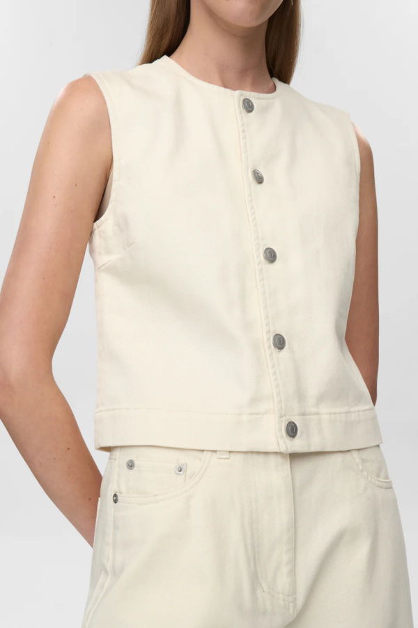 Minimum Alessia Vest - Whisper White