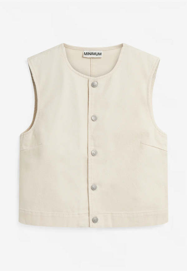 Minimum Alessia Vest - Whisper White