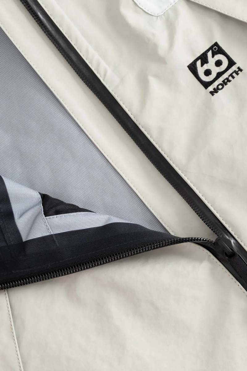 66North Dyngja Shell Jacket - Dark Stone