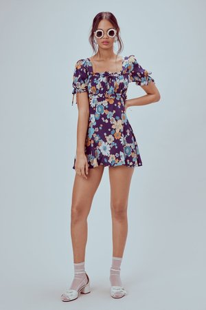 FOR LOVE \u0026 LEMONS MAGNOLIA MINI DRESS 