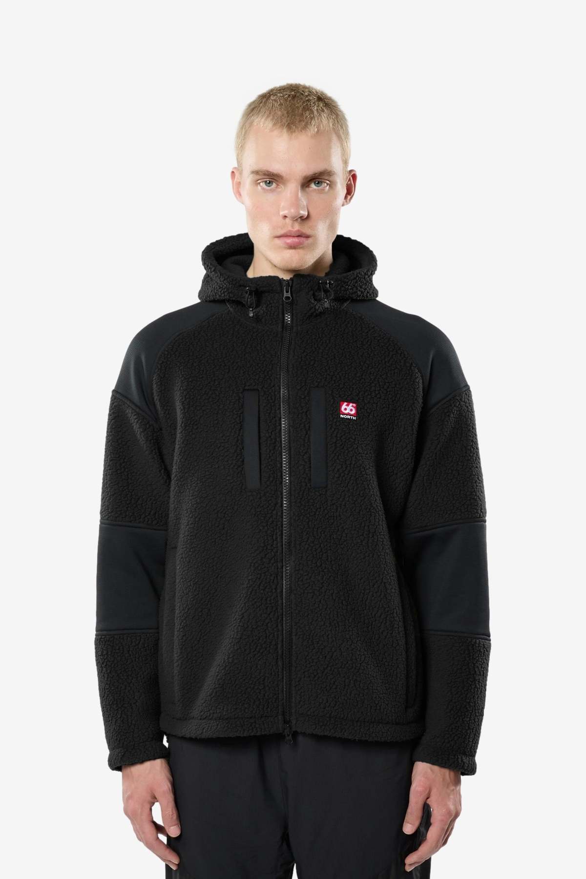 66°North Tindur Shearling Zipped Hoodie - Image 2 of 4