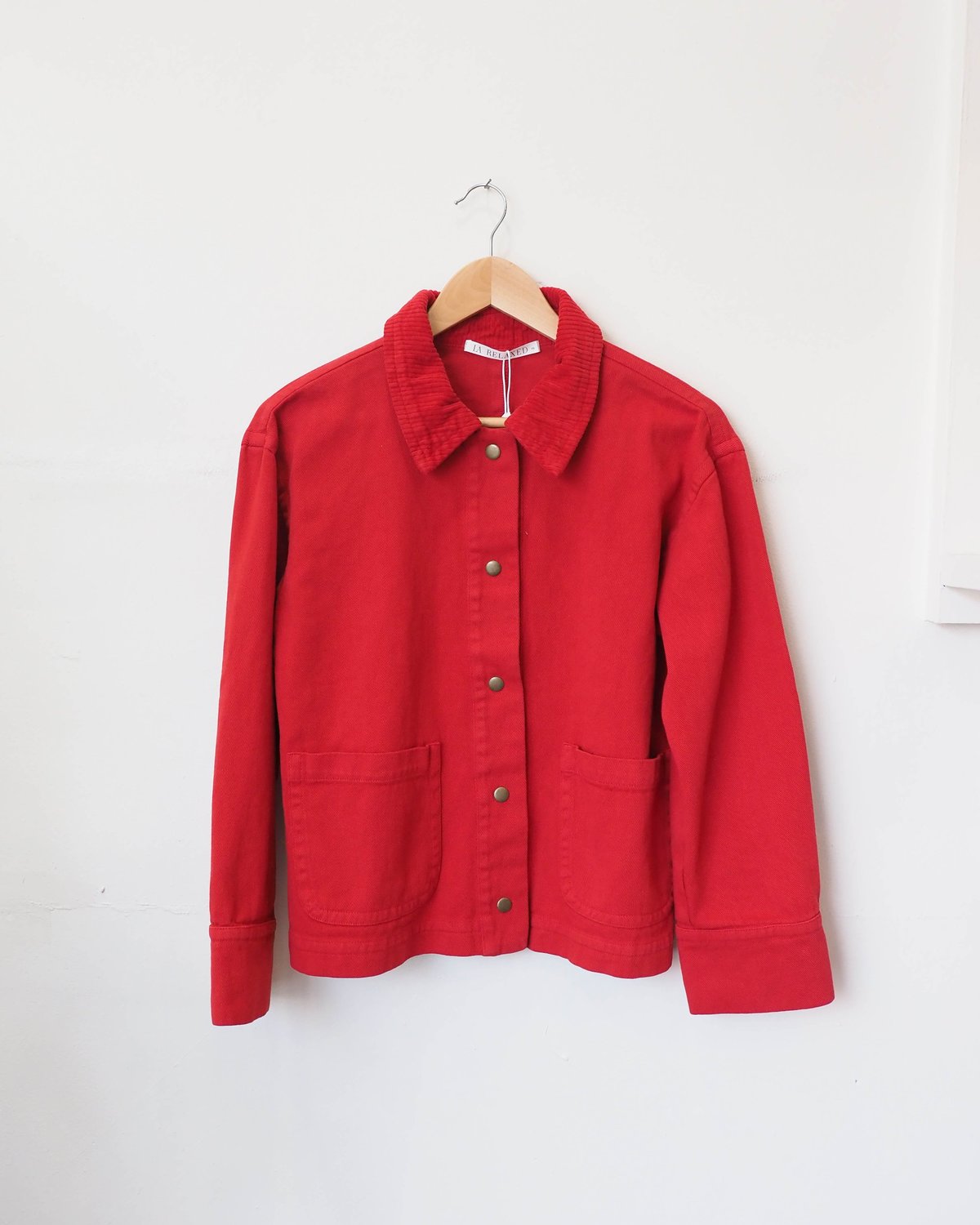 LA RELAXED Ramona Jacket - Red - Image 1 of 4