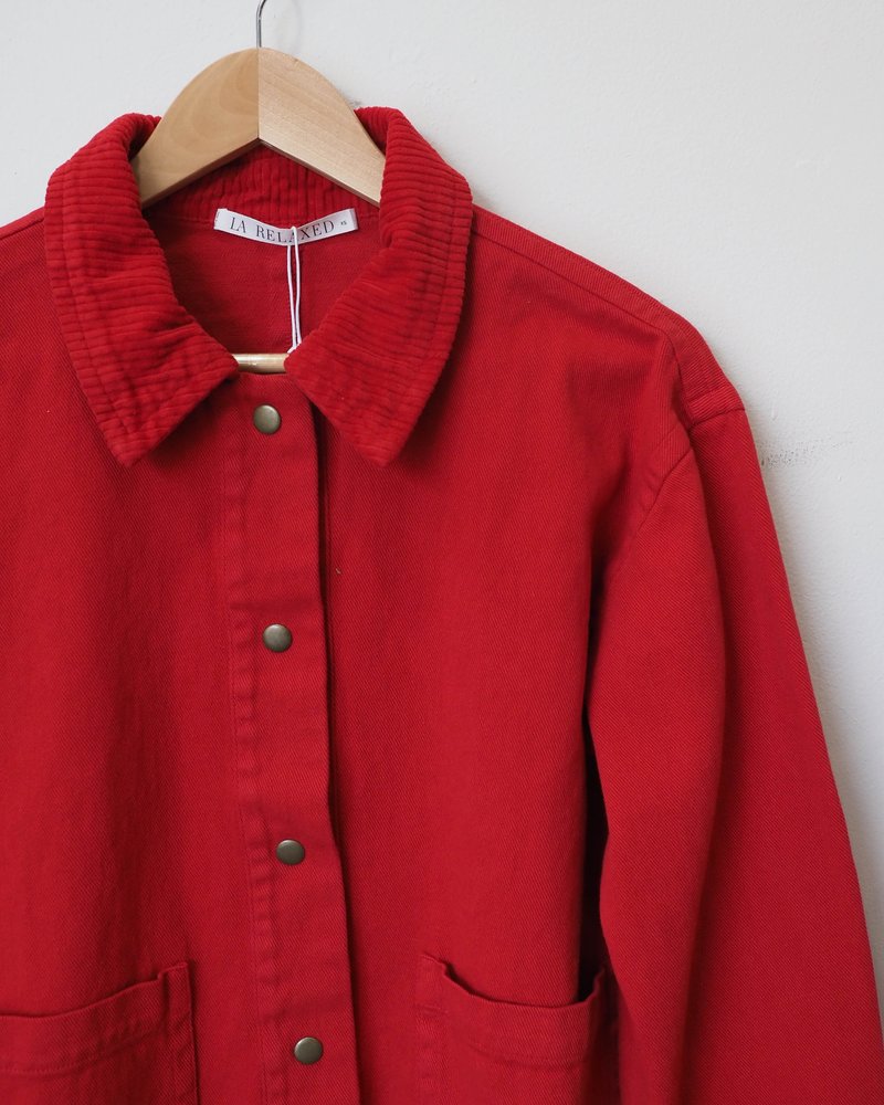 LA RELAXED Ramona Jacket - Red