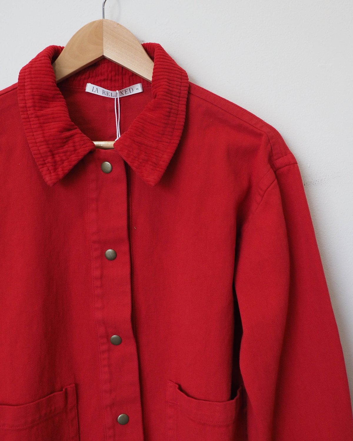 LA RELAXED Ramona Jacket - Red - Image 3 of 4
