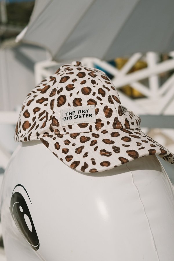 The Tiny Big Sister Animal Print Cap