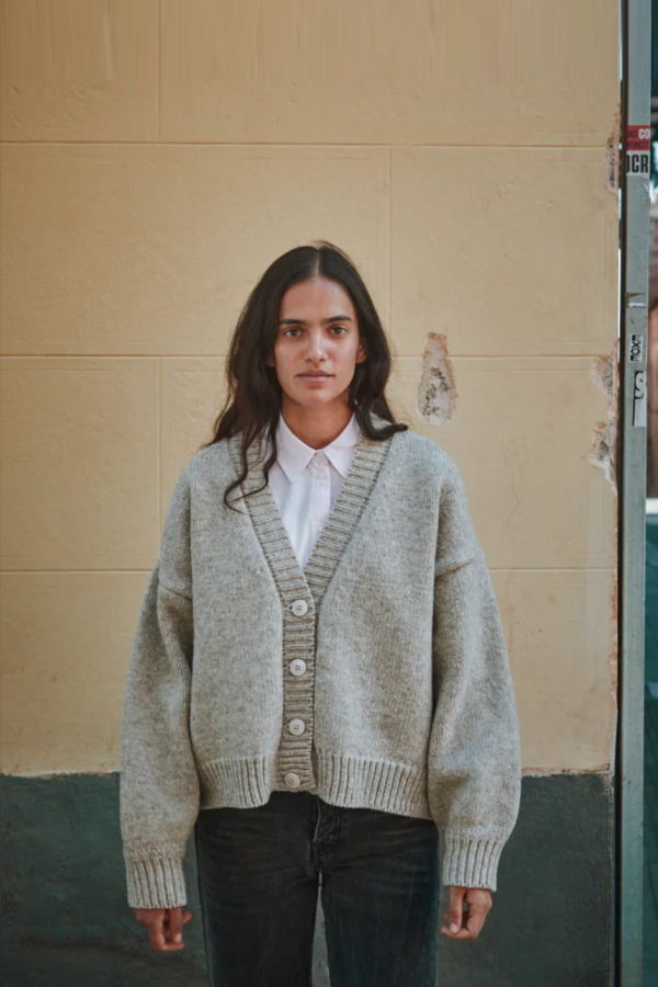 L'ENVERS Luna Batwing Wool Cardigan