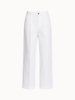 MARIA McMANUS Pleat Front Trouser - White - Thumbnail 1