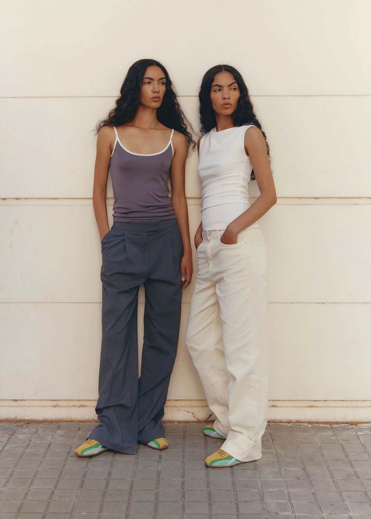 Alohas Nylon Leather Sneakers - Image 2 of 8