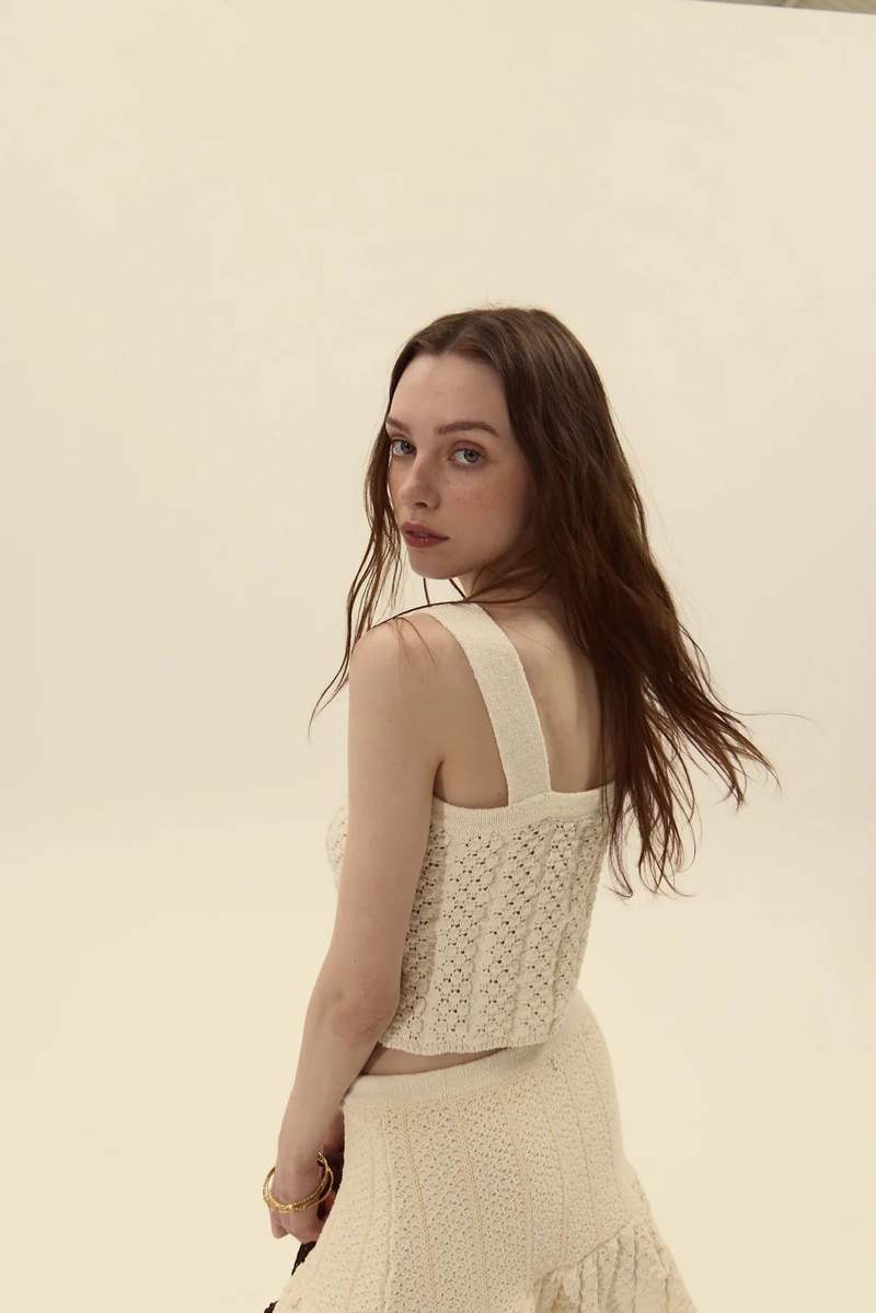 Deluc Capri Knit Top - Off White