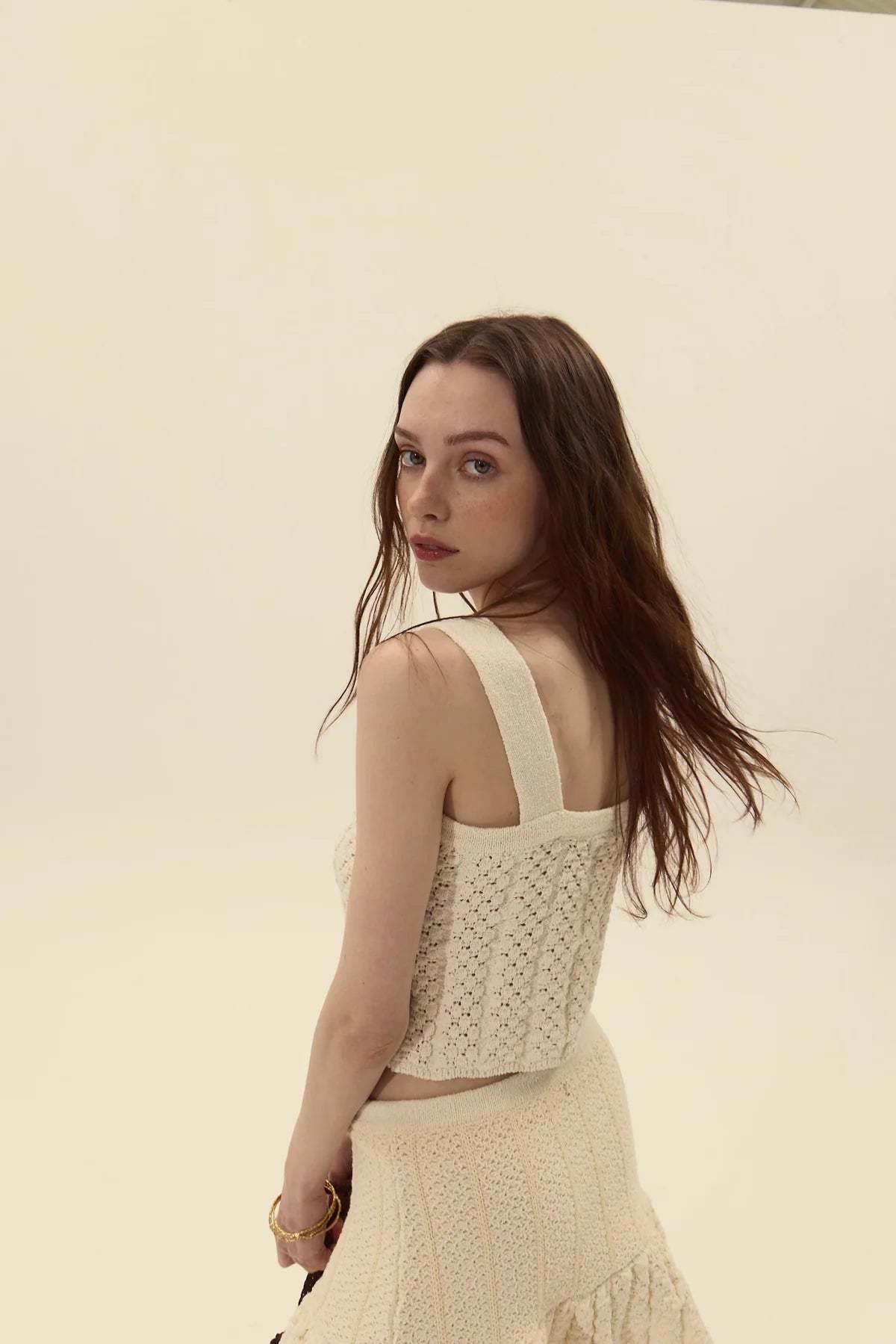 Deluc Capri Knit Top - Off White - Image 4 of 5