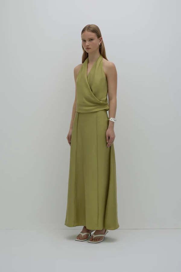 Nude Lucy Leon Cupro Top - Pickle