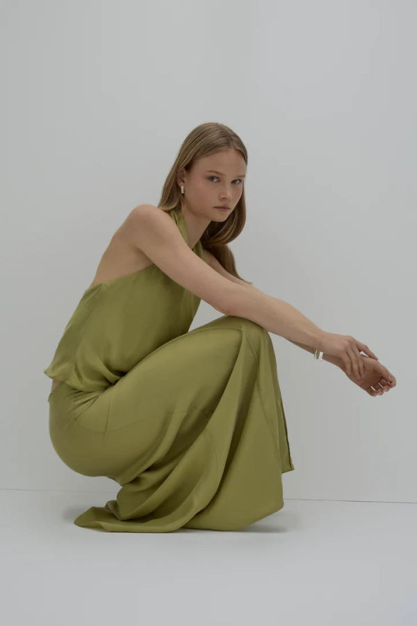 Nude Lucy Leon Cupro Top - Pickle