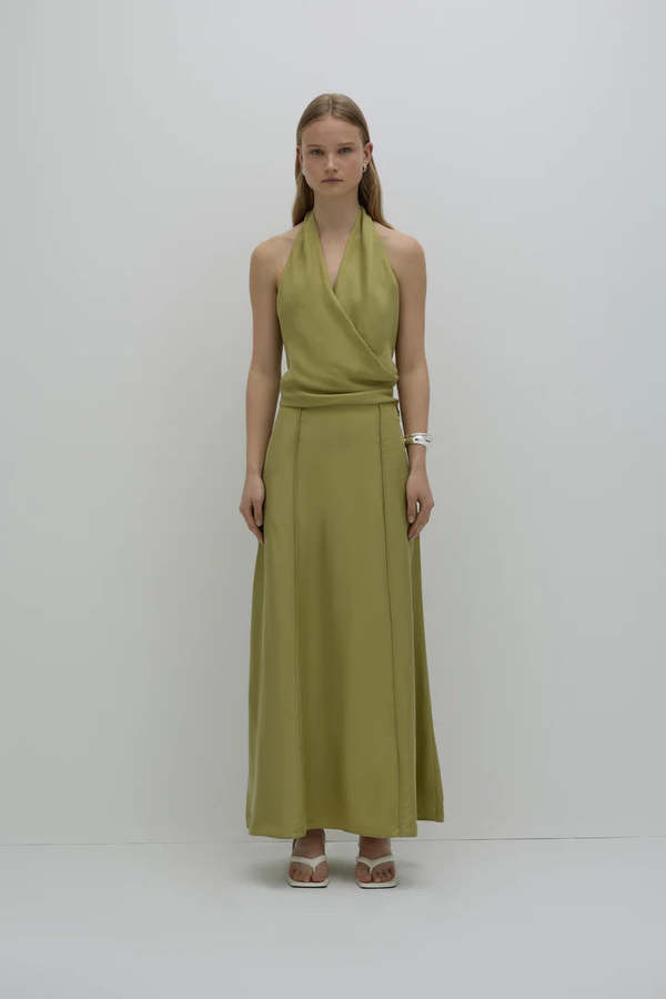 Nude Lucy Leon Cupro Top - Pickle