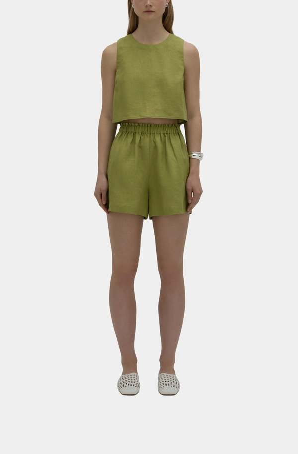 Nude Lucy Sian Linen Top - Fern Nude Lucy Sian Linen Top - Fern