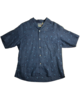 Blue Blue Japan Woven Indigo Linen Sakura Bassen Shirt - Thumbnail 1