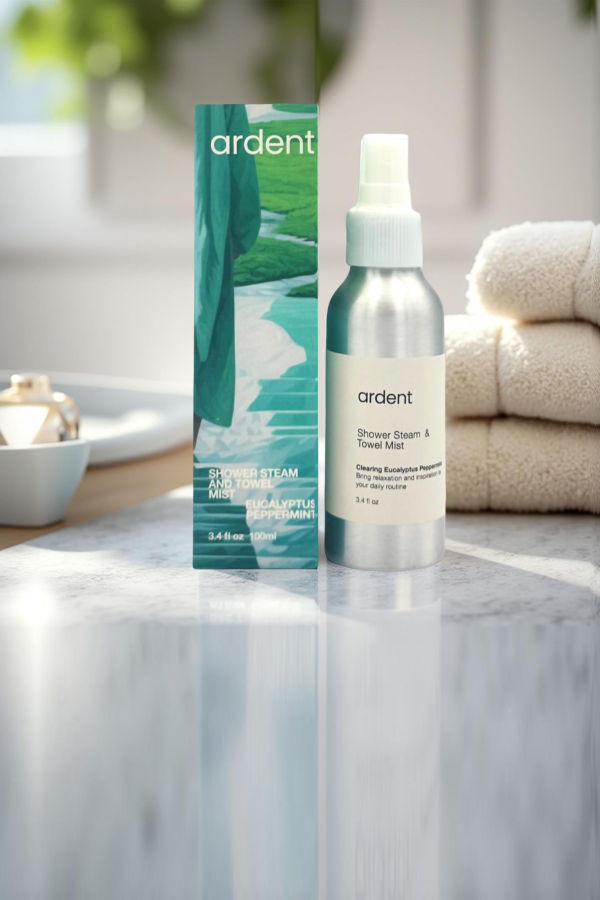 Ardent Goods Towel and Shower Mist Eucalyptus Peppermint