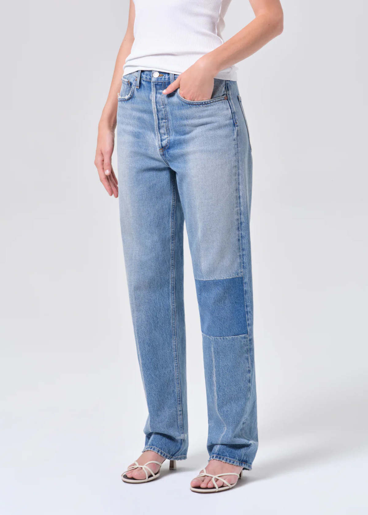 AGOLDE 90's Jean With Patch 32" Jeans - Indigo - Image 2 of 5