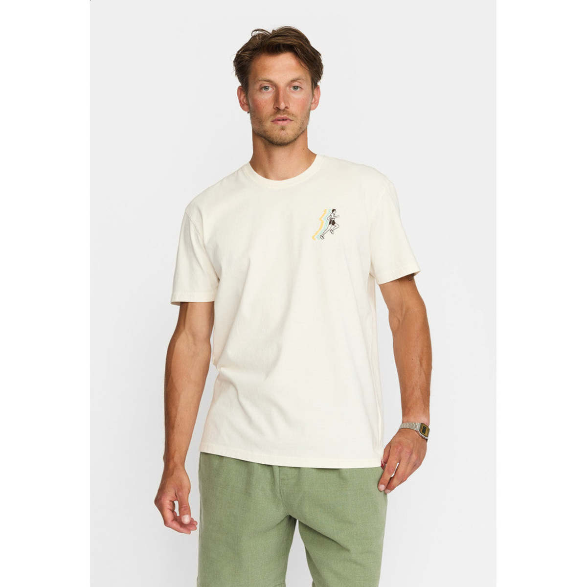 RVLT 1452 Run T-Shirt - Off-White - Image 1 of 4