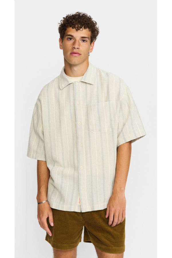 RVLT 3236 S/S Cuban Shirt - Off White