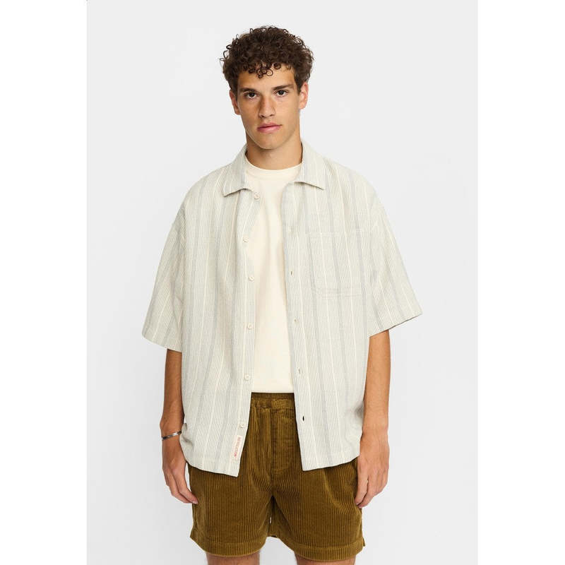 RVLT 3236 S/S Cuban Shirt - Off White