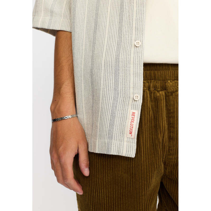RVLT 3236 S/S Cuban Shirt - Off White