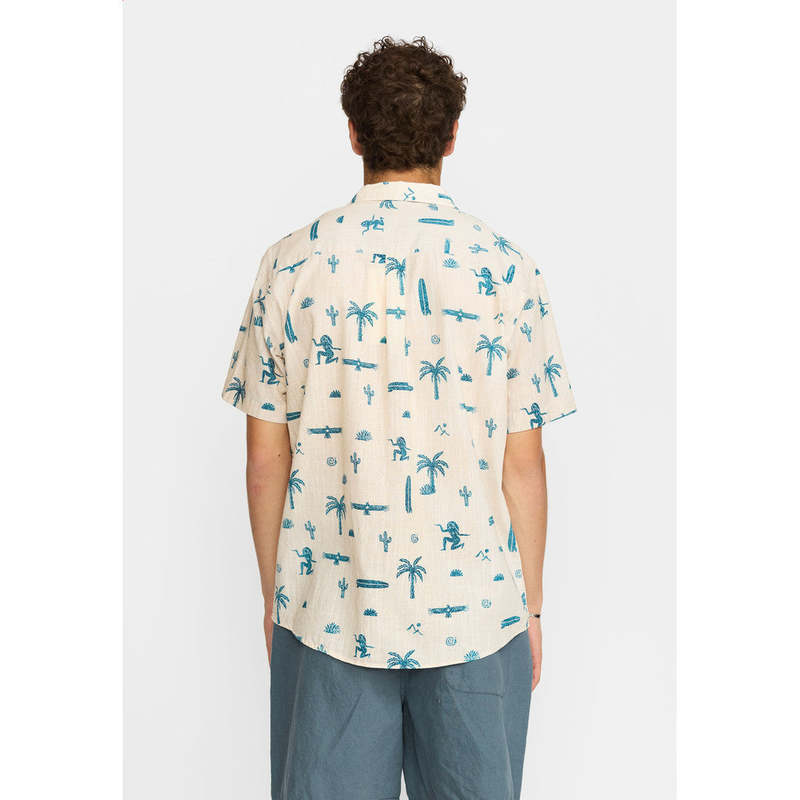 RVLT 3250 S/S Cuban Shirt - Off White