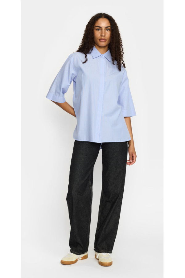 Selfhood 33111 S/S Shirt - Light Blue