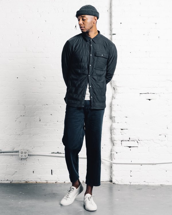 Snow Peak Flexible Insulated Shirt - Black | Garmentory