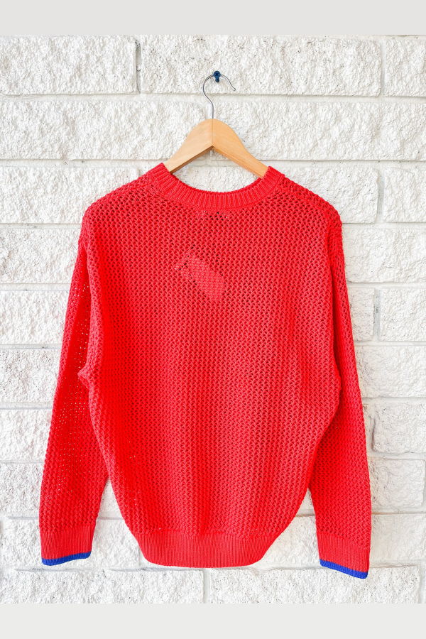 Clare V. Corinne Pullover - Poppy