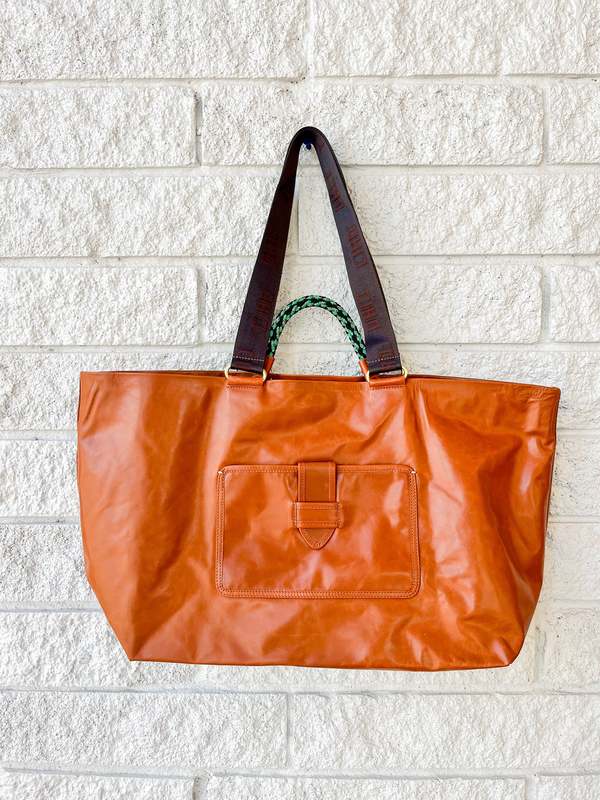 Clare V. Grande Bateau Tote - Camel