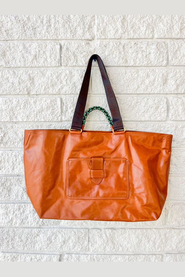 Clare V. Grande Bateau Tote - Camel