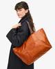 Clare V. Grande Bateau Tote - Camel - Thumbnail 4