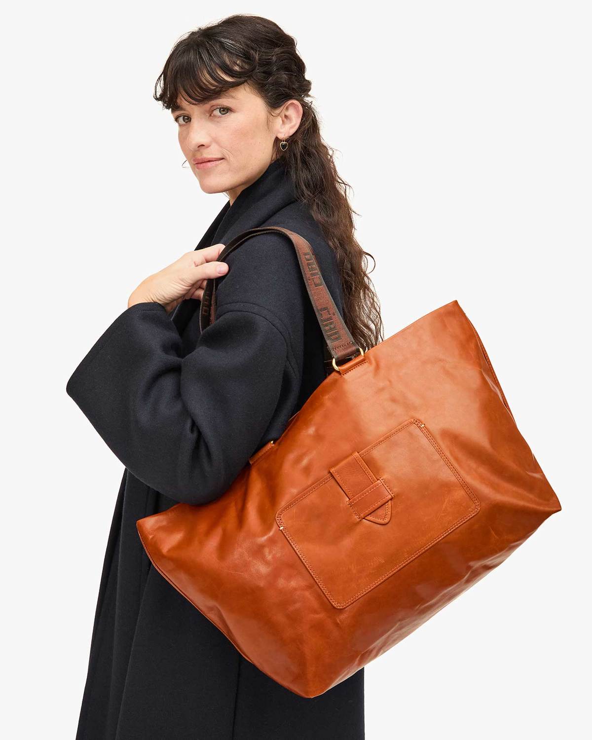 Clare V. Grande Bateau Tote - Camel - Image 4 of 5