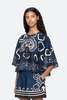 Sea NY Blaise Print Top - Navy - Thumbnail 4