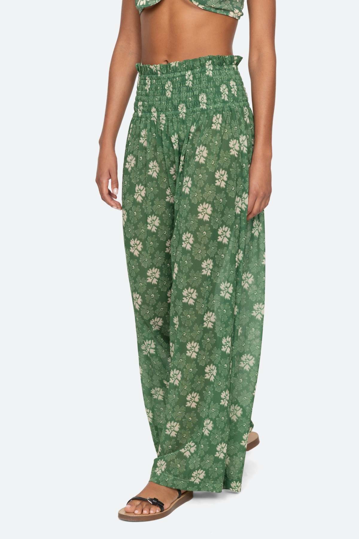 Sea NY Gloria Pants - Green - Image 2 of 8