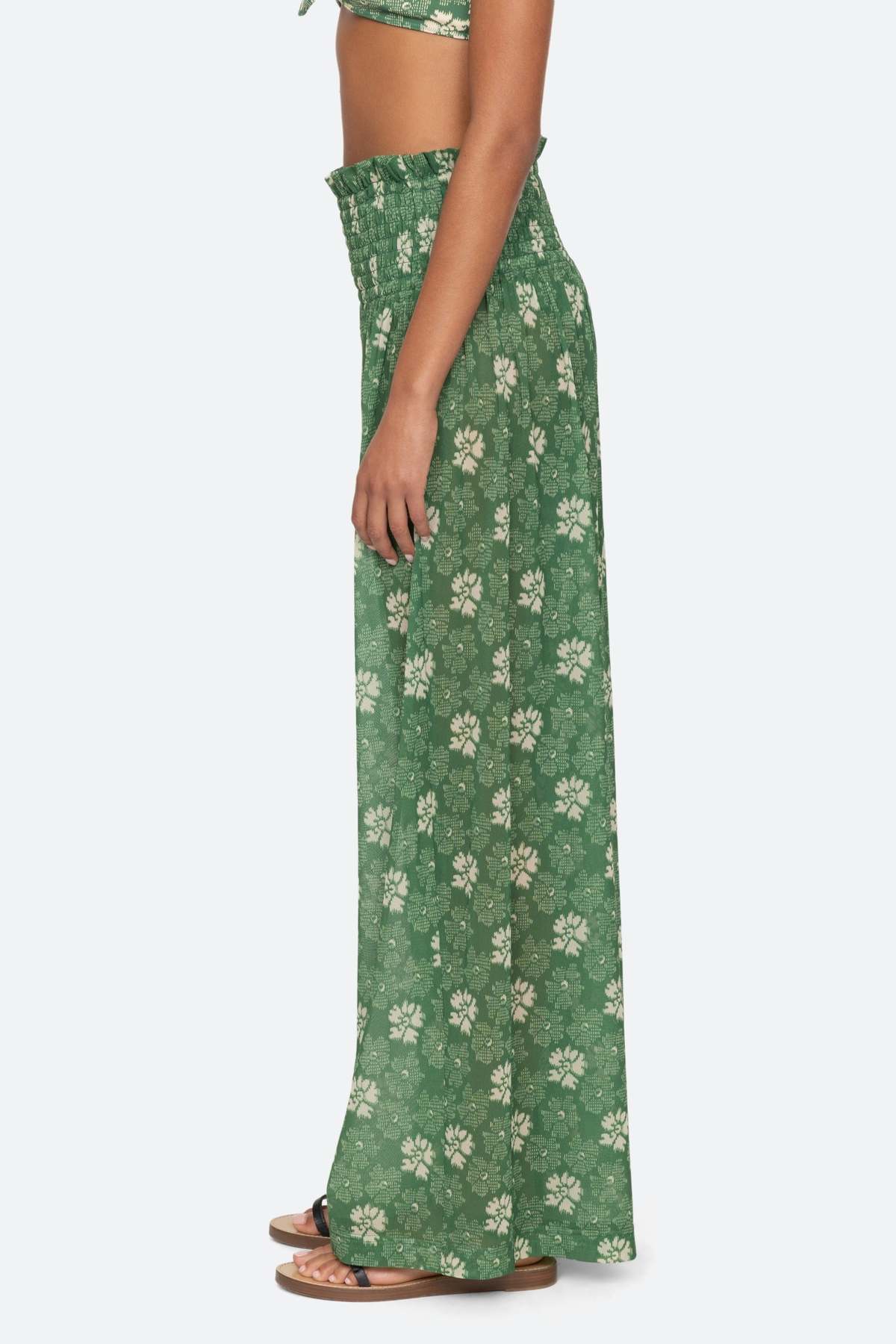 Sea NY Gloria Pants - Green - Image 4 of 8