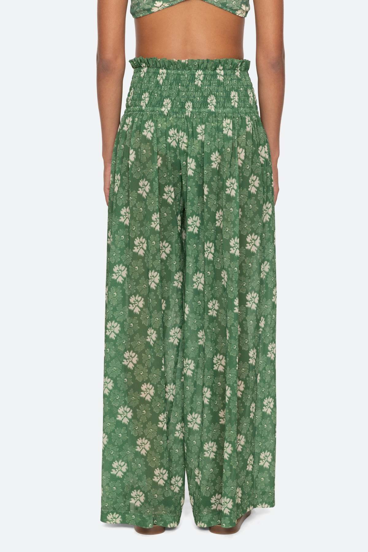 Sea NY Gloria Pants - Green - Image 7 of 8