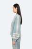 Sea NY Kirsten Print Long Sleeve Top - Sky - Thumbnail 4