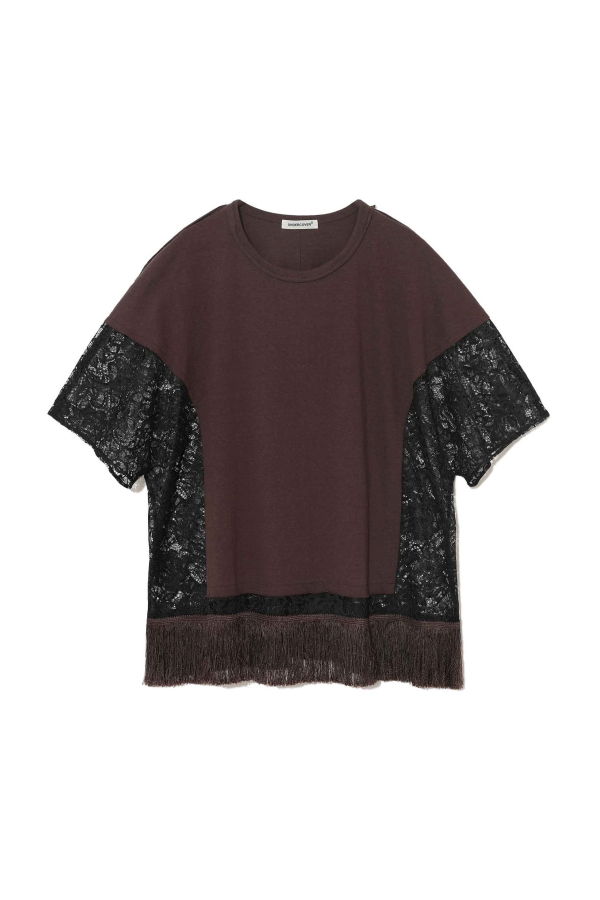 Undercover Lace Trimmed Tee