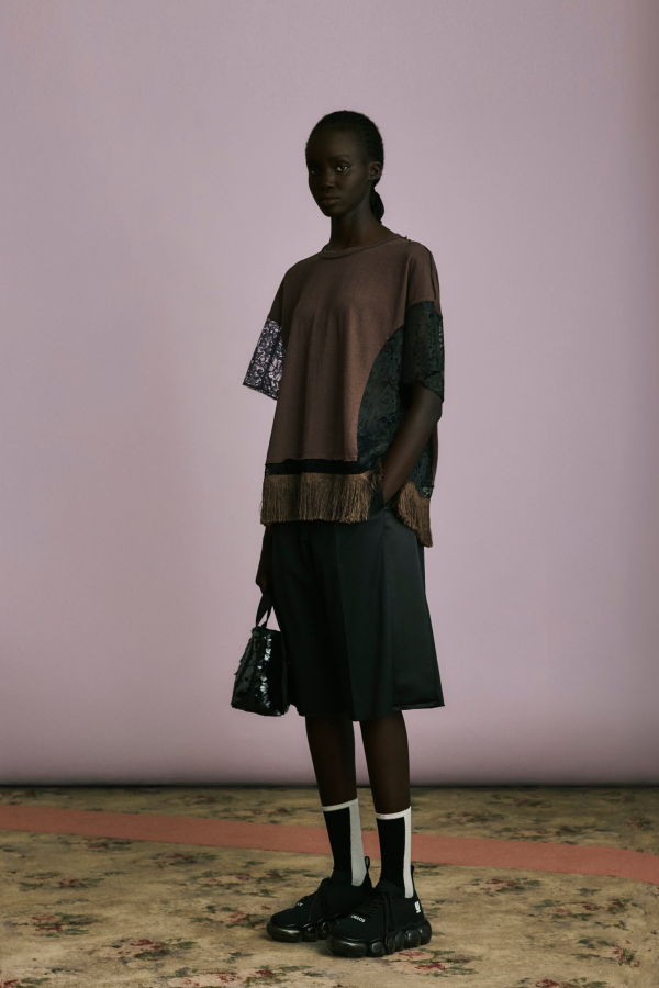 Undercover Lace Trimmed Tee