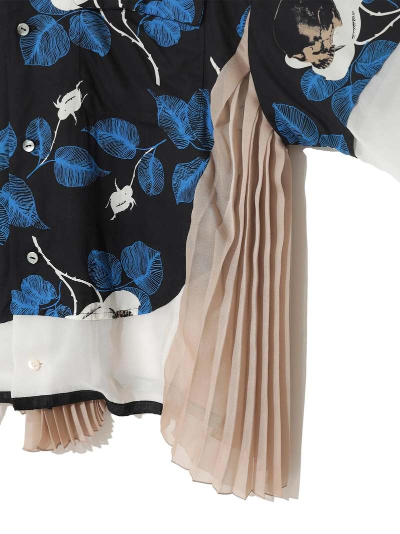 Undercover Rayon All-Over Print Shirt