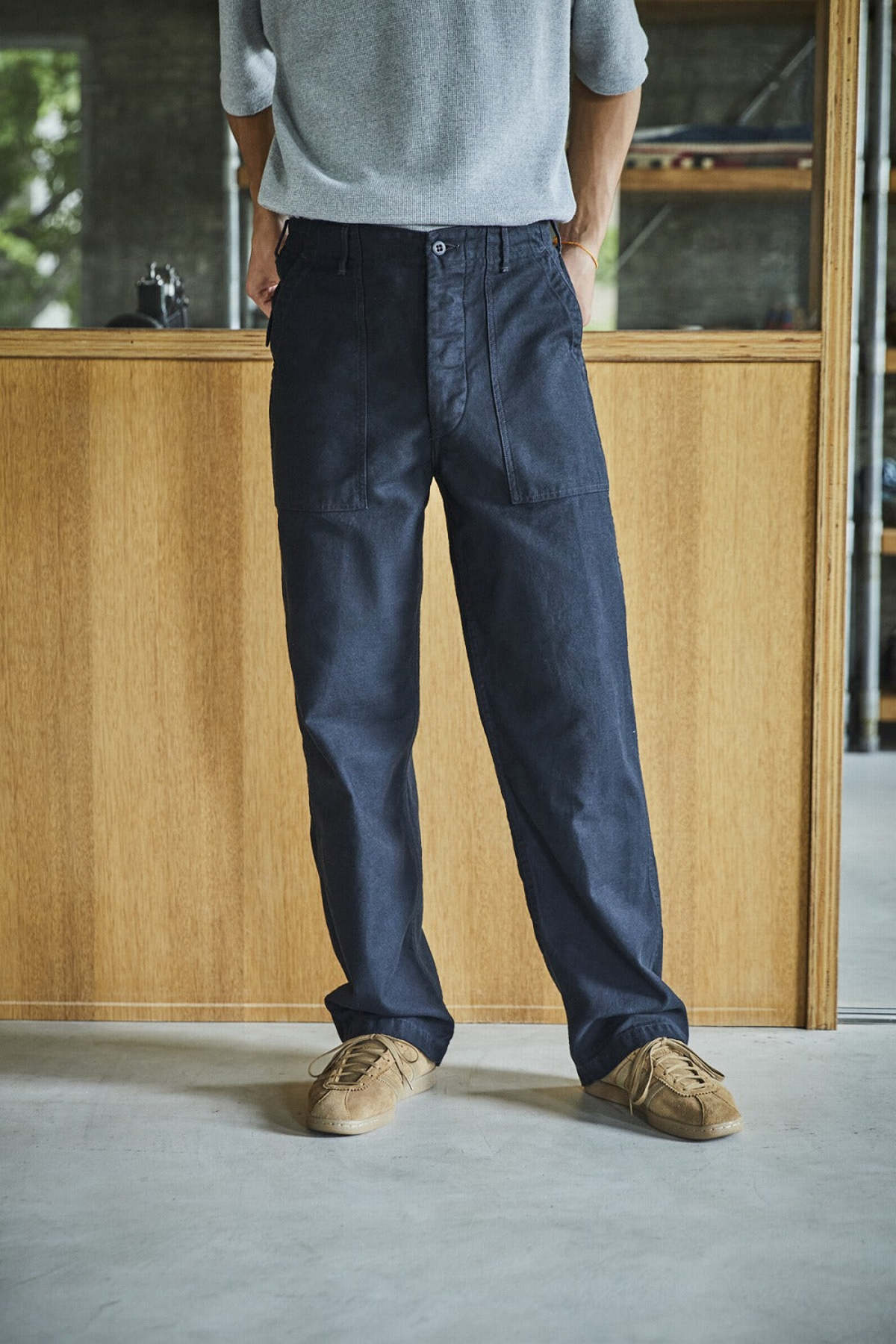 Orslow US Army Fatigue Pants Regular Fit - Black - Image 1 of 10