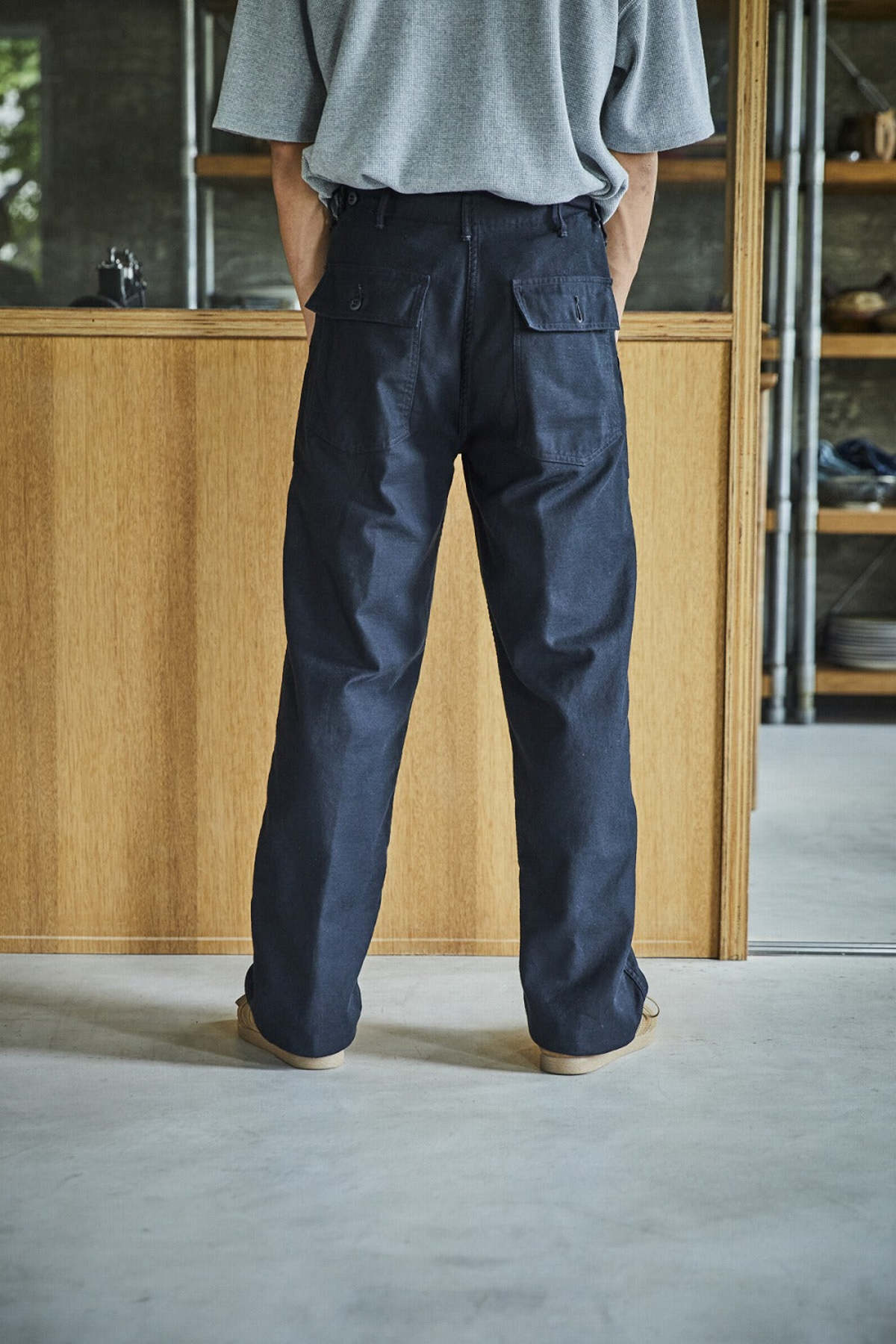 Orslow US Army Fatigue Pants Regular Fit - Black - Image 4 of 10