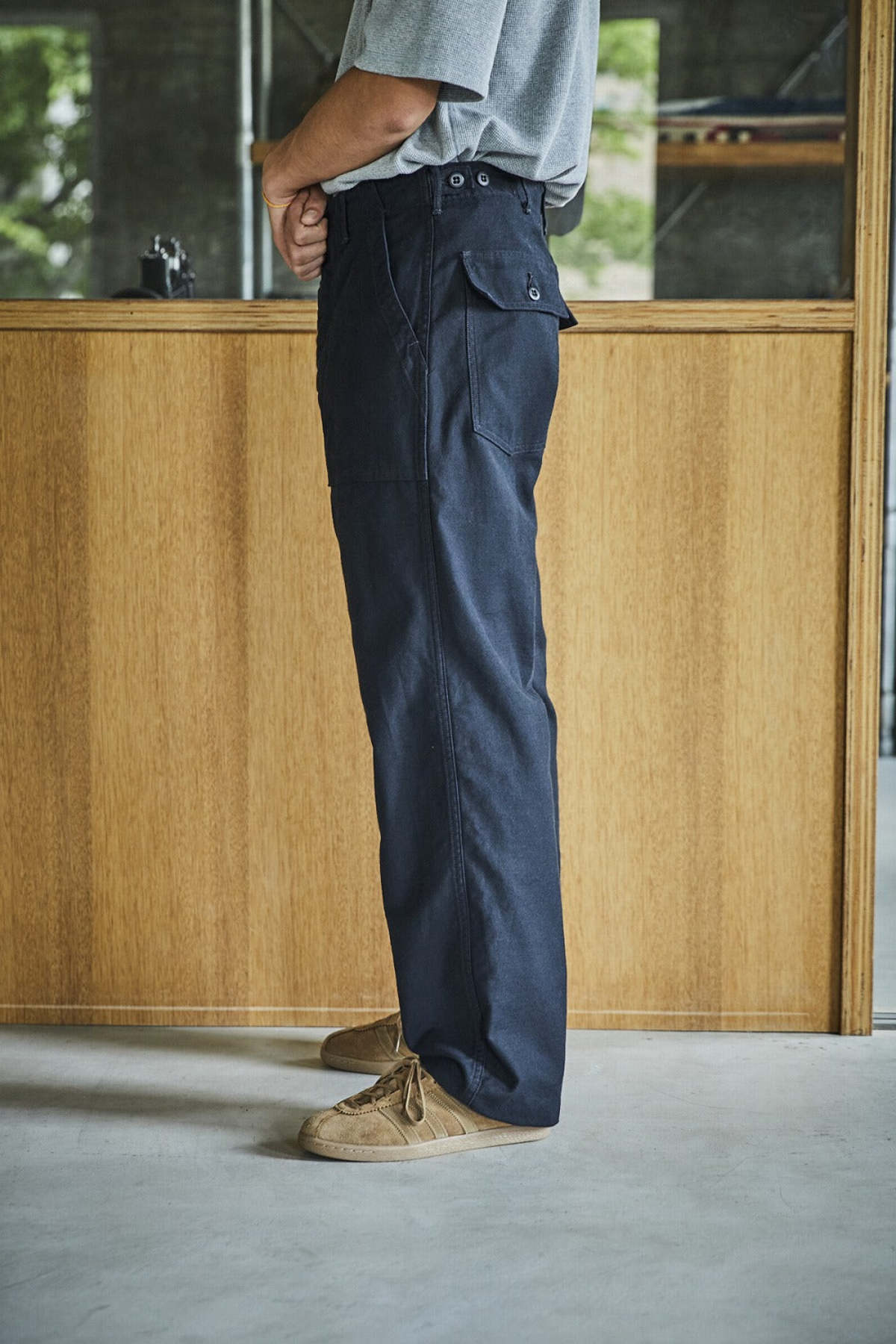 Orslow US Army Fatigue Pants Regular Fit - Black - Image 5 of 10