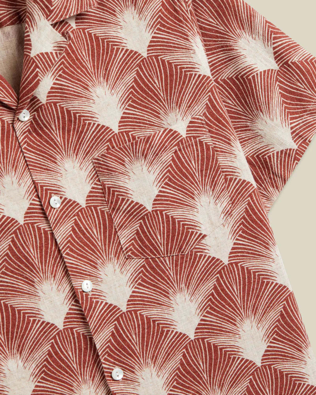 Portuguese Flannel Feathers Short Sleeve Shirt - Image 3 of 4