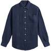 Portuguese Flannel Linen Long Sleeve Shirt - Thumbnail 1